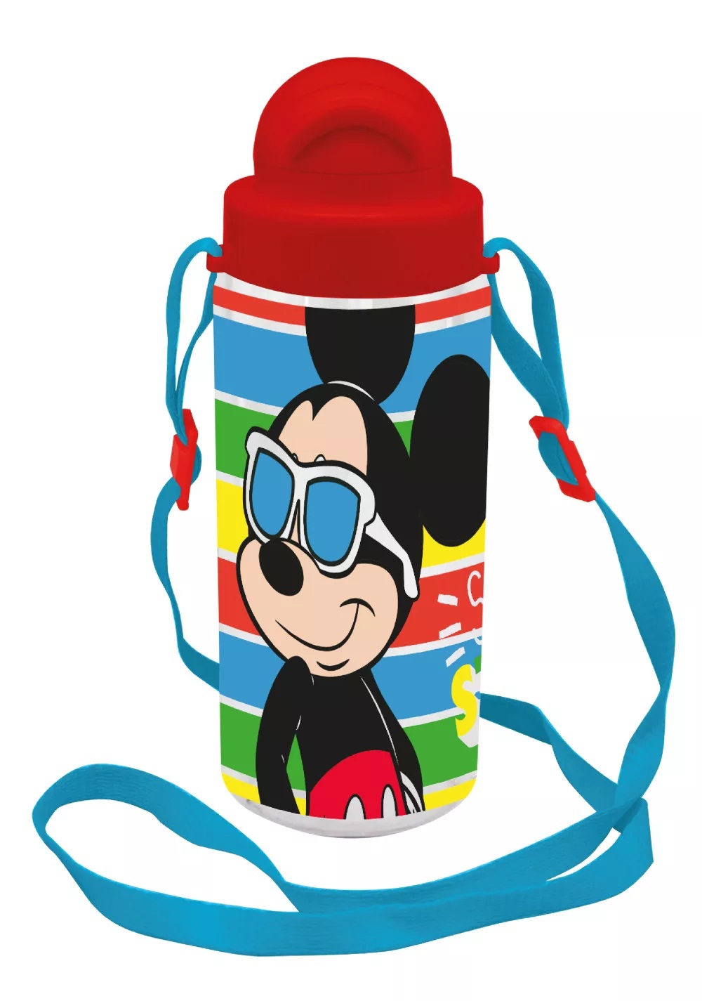 Plastová fľaša so slamkou MICKEY MOUSE (500ml)
