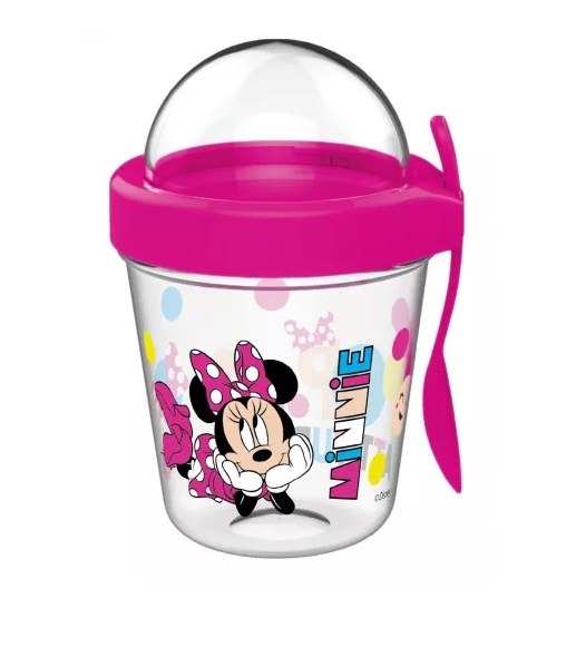 Plastový pohár s lyžičkou MINNIE