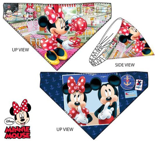Šatka do vlasov MINNIE - 4ks