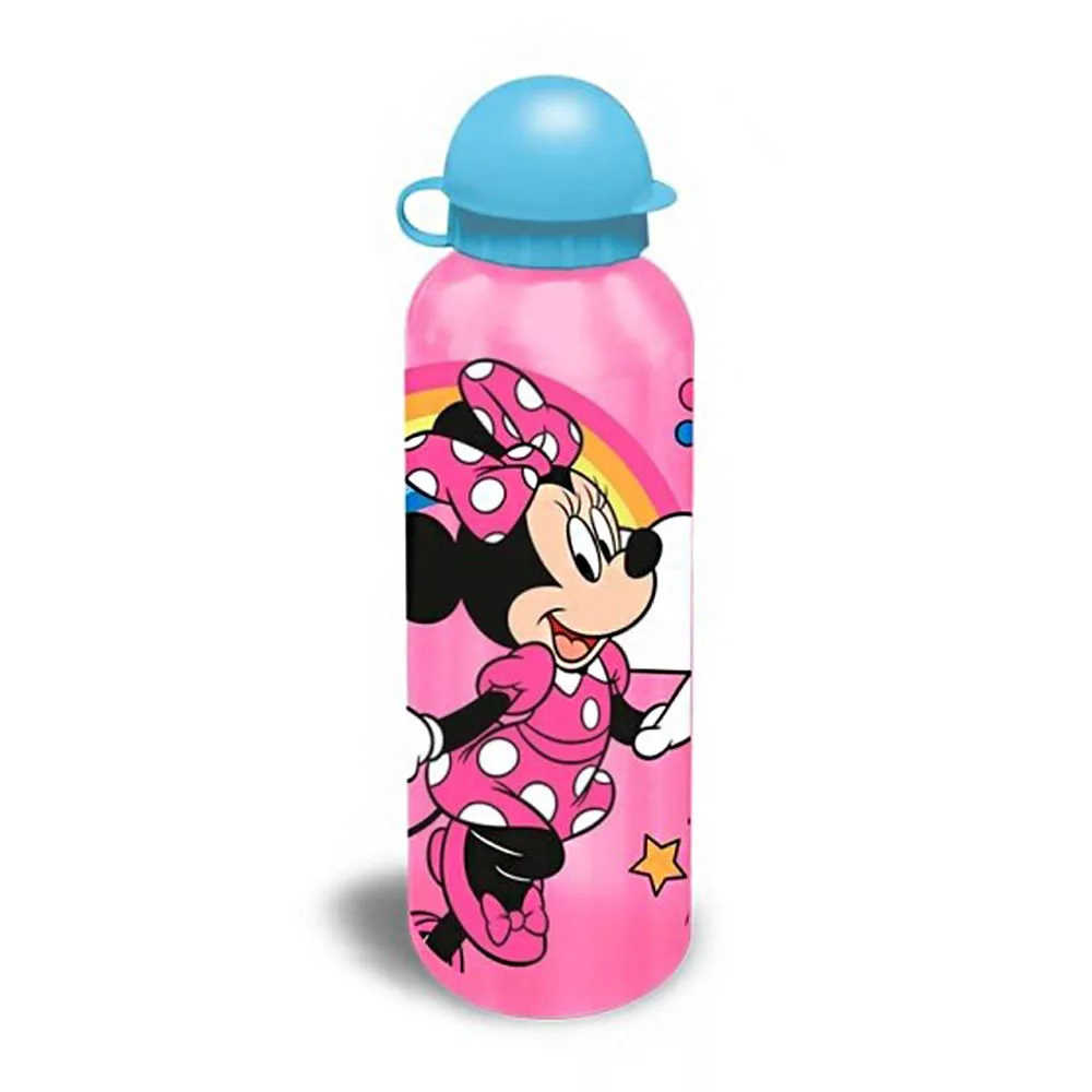 Hliníková fľaša MINNIE dúha (500ml)