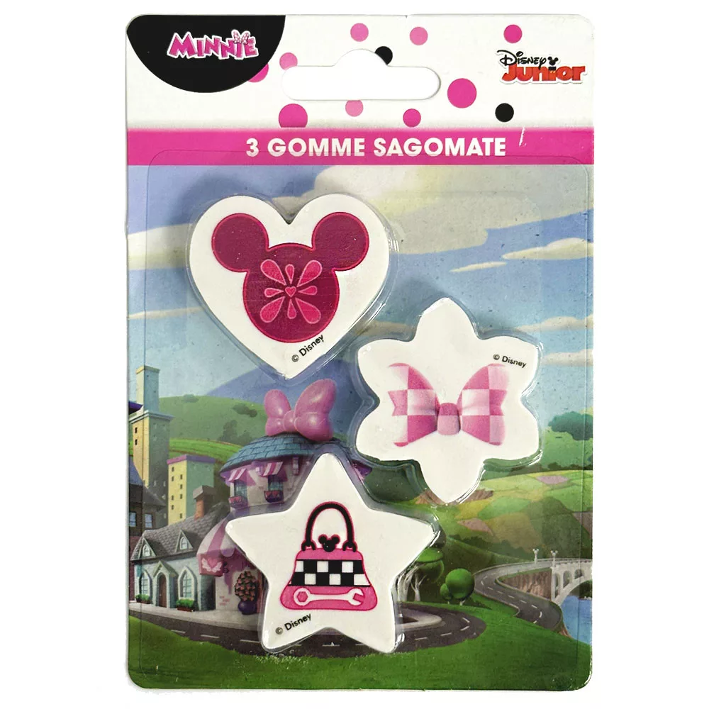 Školská guma 3ks MINNIE