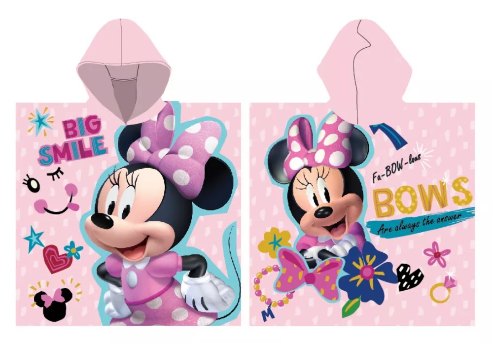 Pončo 55x110 MINNIE smile