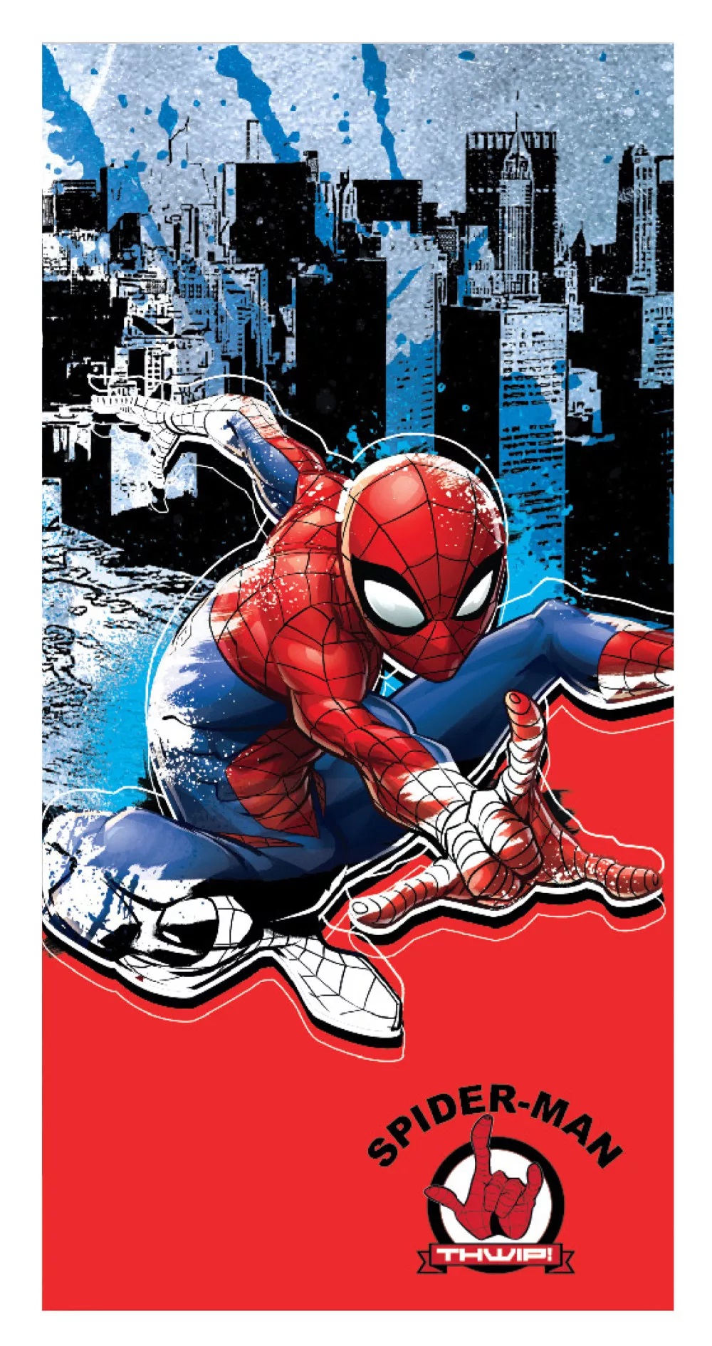Osuška 70x137 SPIDERMAN - rýchloschnúca