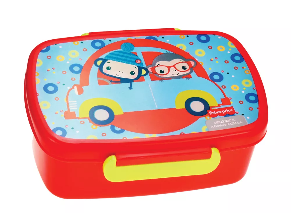 Desiatový box FISHER PRICE červený