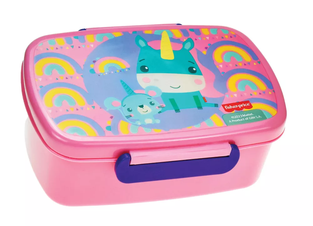 Desiatový box FISHER PRICE ružový