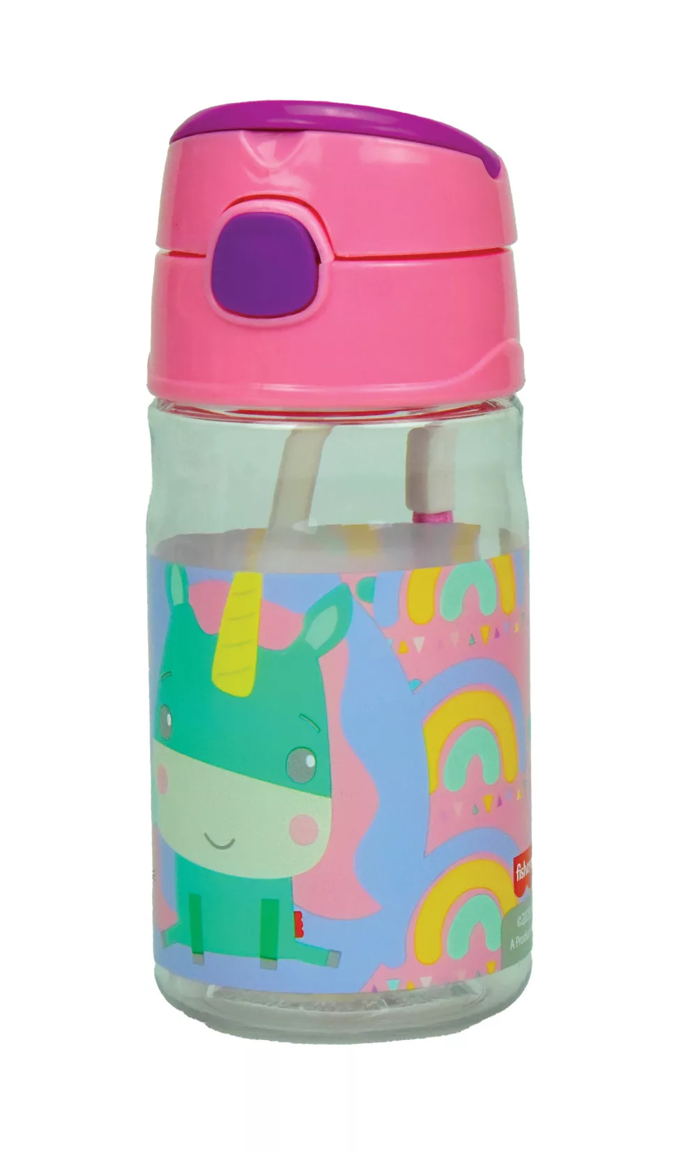 Plastová fľaša FISHER PRICE jednorožec (350ml)