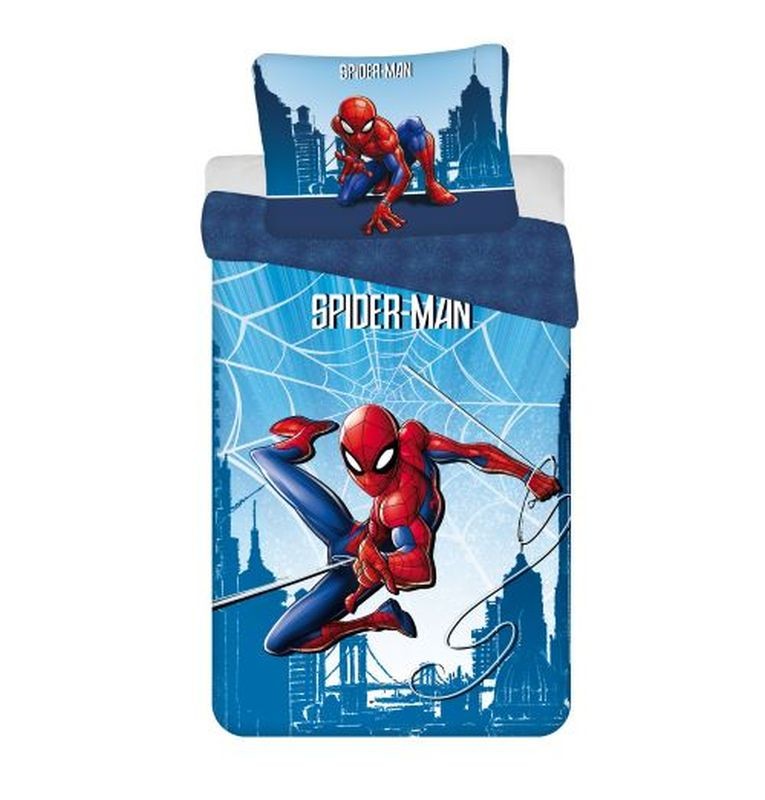 Obliečky 140x200 SPIDERMAN blue