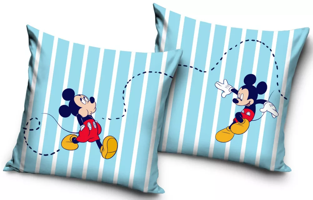 Obliečka na vankúšik 40x40 MICKEY pásik