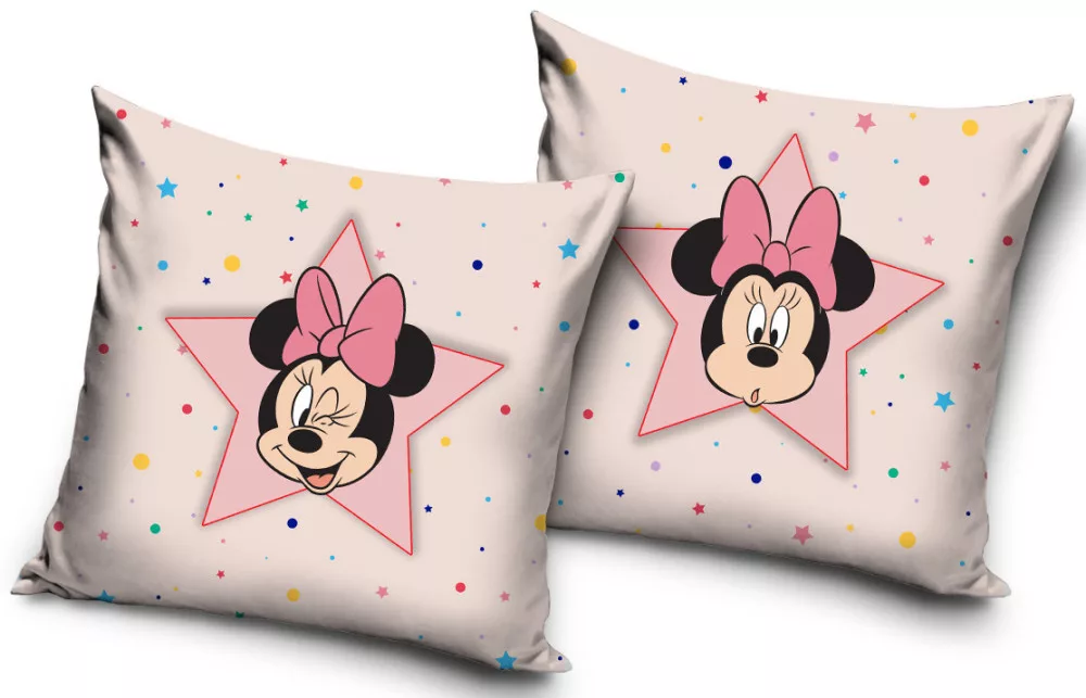 Obliečka na vankúšik 40x40 MINNIE hviezda