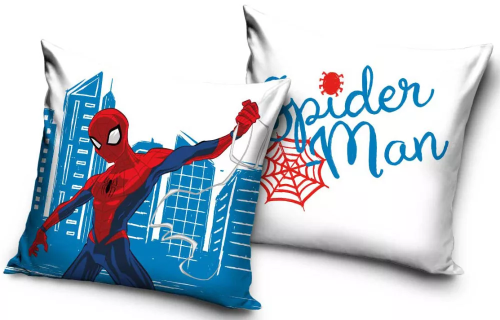Obliečka na vankúšik 40x40 SPIDERMAN budovy