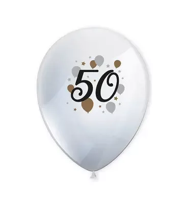 Balóny NARODENINY 50r. (6ks)
