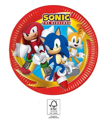 Papierový tanier 23cm SONIC