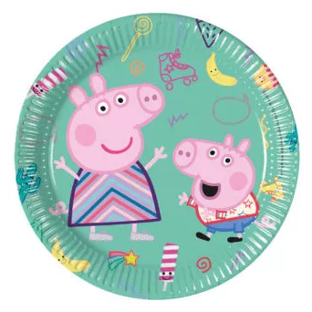 Papierový tanier 20cm PEPPA PIG