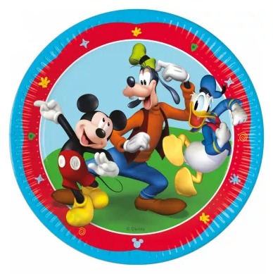 Papierový tanier 23cm MICKEY tanec