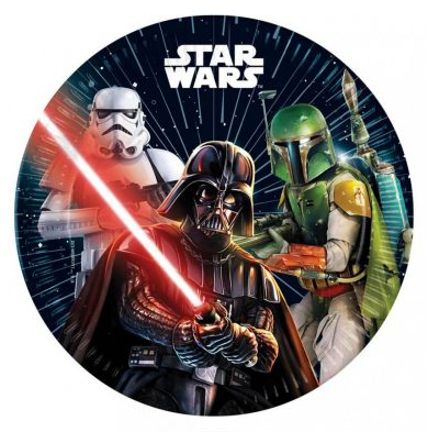 Papierový tanier 23cm STAR WARS