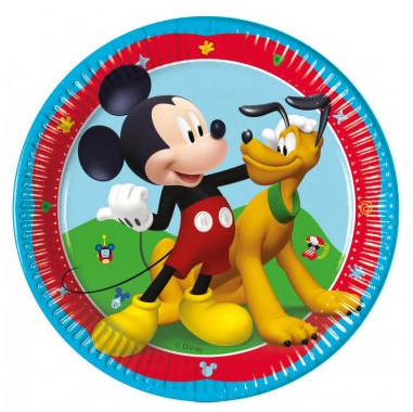 Papierový tanier 20cm MICKEY a Pluto