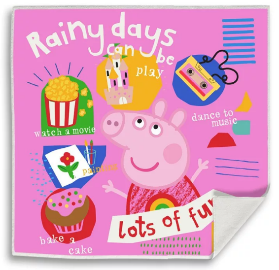 Uterák 30x30 PEPPA PIG ružový - magický