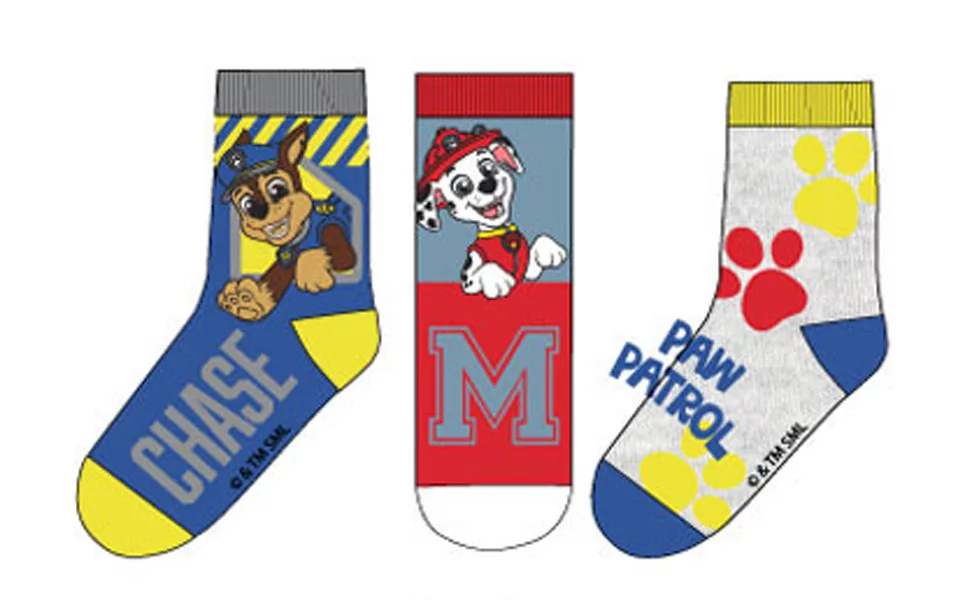 Ponožky 3ks PAW PATROL labky - 31/34