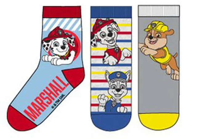 Ponožky 3ks PAW PATROL - 31/34