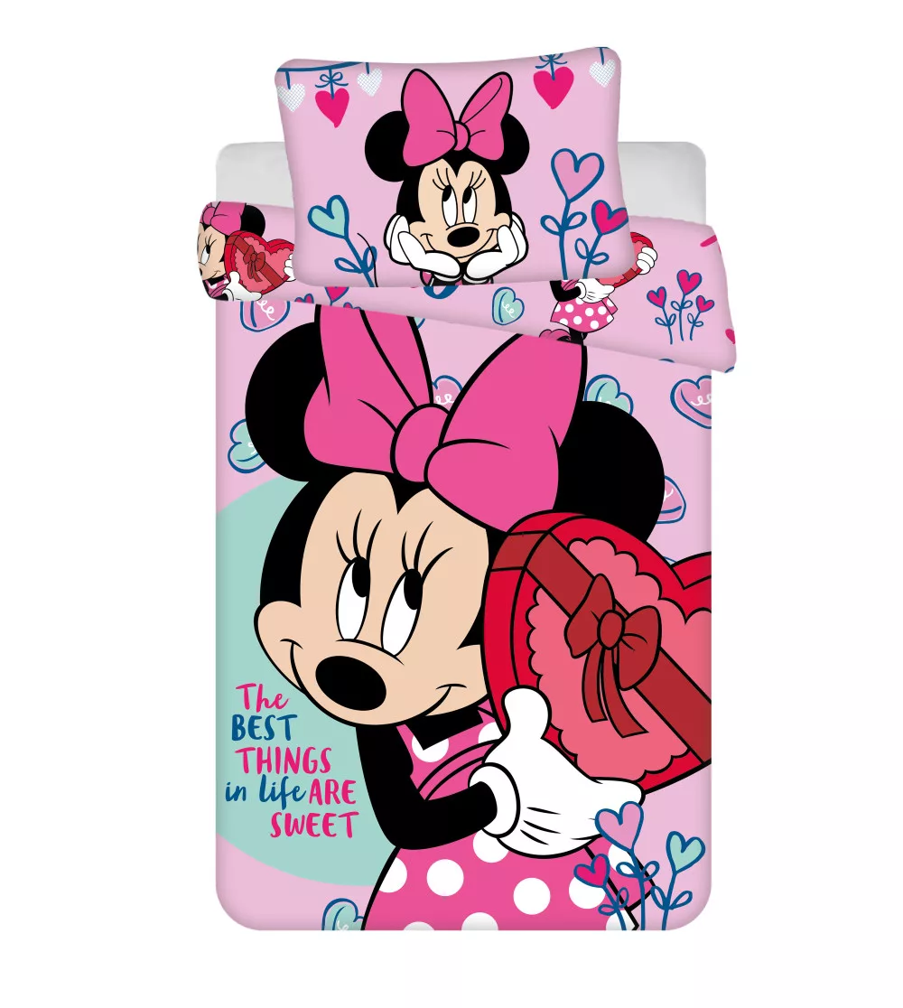 Obliečky do postieľky 100x135 MINNIE darček