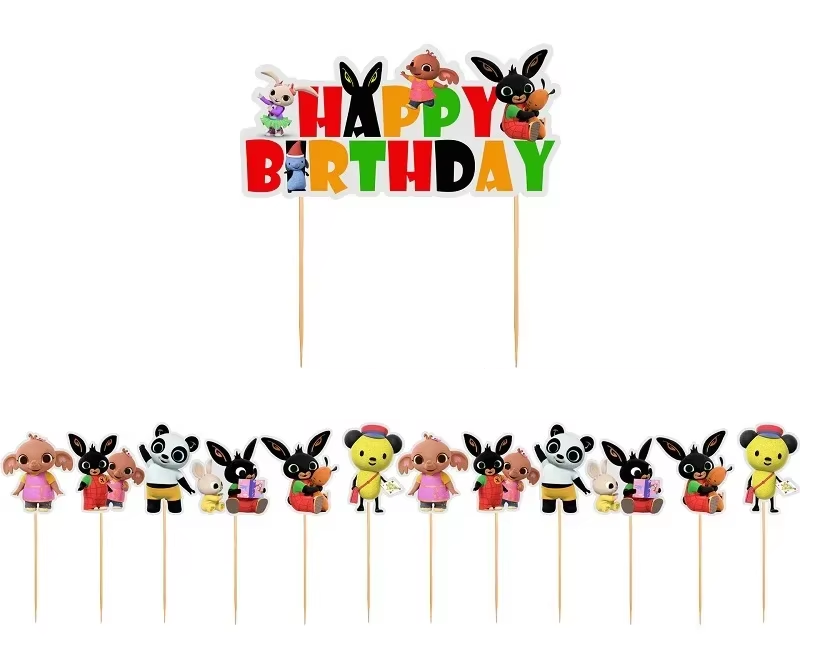 Tortový zápich BING (13ks)