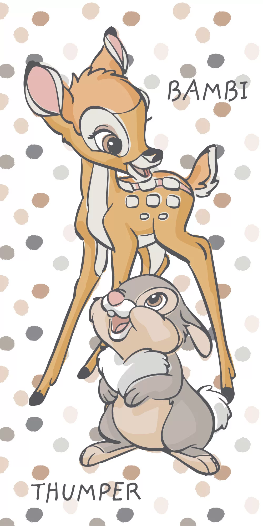 Osuška 70x140 BAMBI dvojka