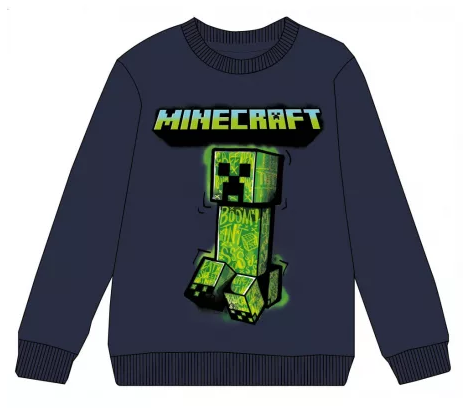 Mikina MINECRAFT tmavá - 6r.