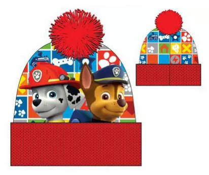Čiapka PAW PATROL červená - veľ.54