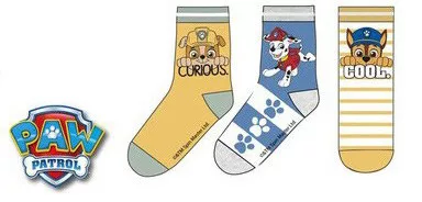 Ponožky 3ks PAW PATROL 03 - 23/26