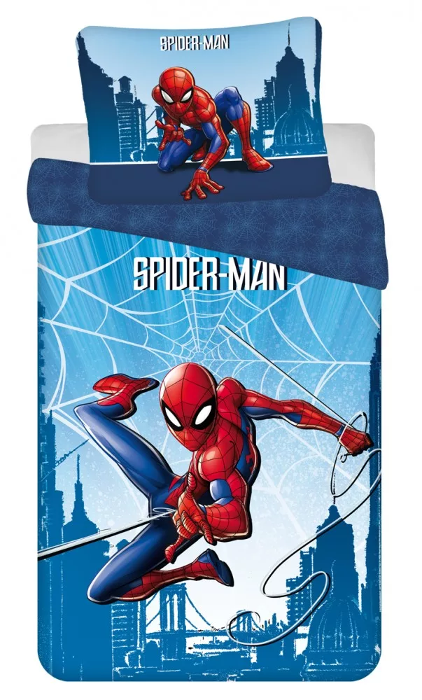 Obliečky 140x200 SPIDERMAN blue