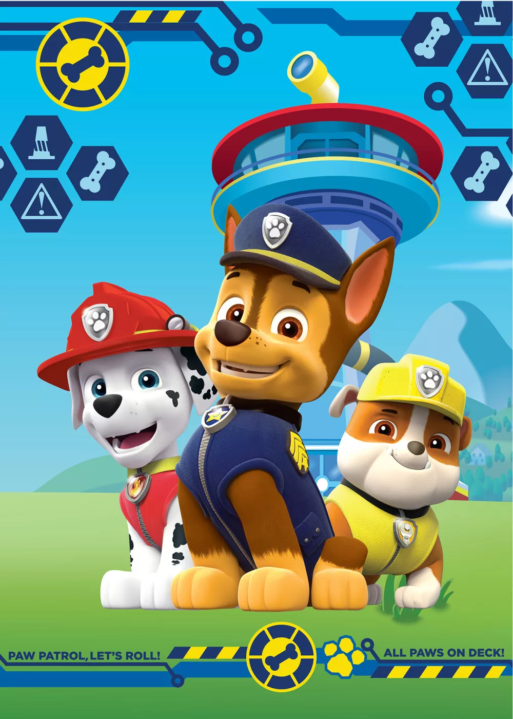 Deka 100x140 PAW PATROL trio