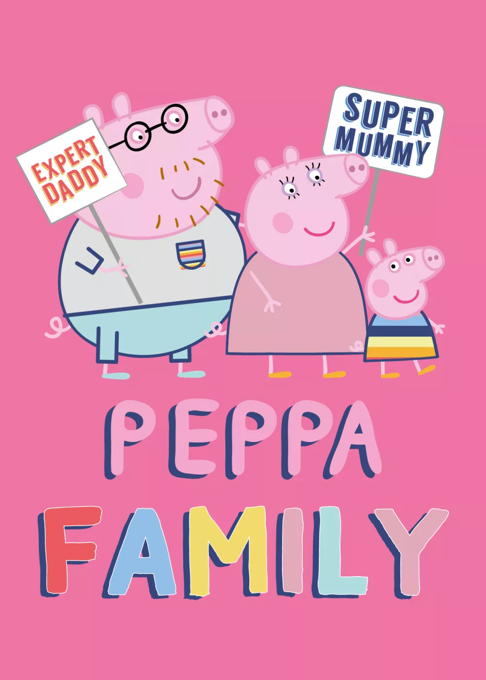 Deka 100x140 PEPPA PIG rodina