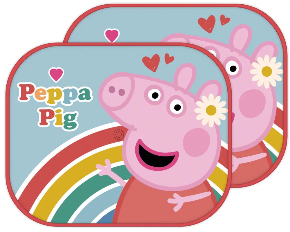 Slnečná clona PEPPA PIG dúha
