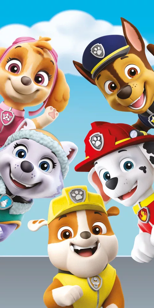 Osuška 70x140 PAW PATROL úsmev