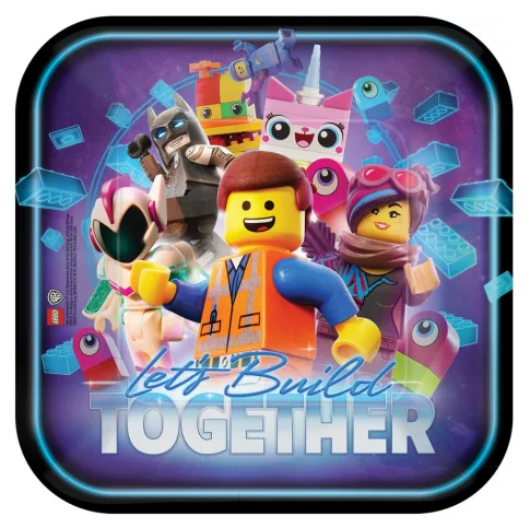 Papierový tanier 23cm LEGO MOVIE