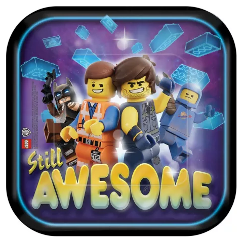 Papierový tanier 18cm LEGO MOVIE