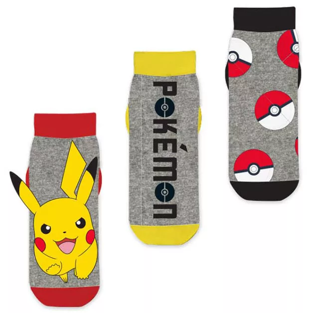 Ponožky 3ks POKÉMON 01 - veľ.23/26