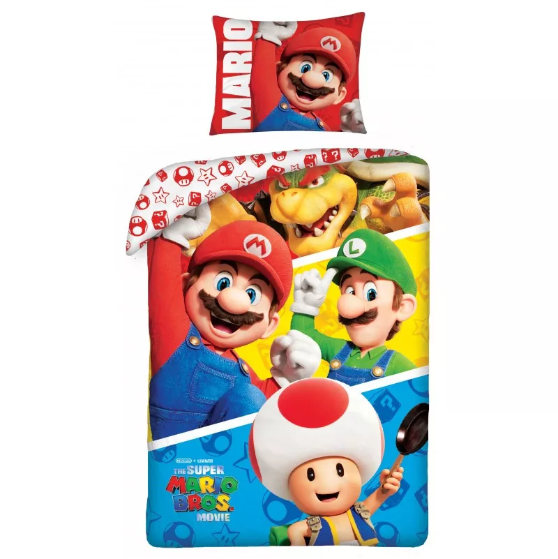 Obliečky 140x200 SUPER MARIO