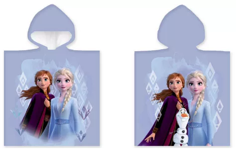 Pončo 50x100 FROZEN lila