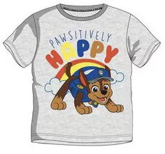 Tričko s krátkym rukávom PAW PATROL Chase happy - 4r.