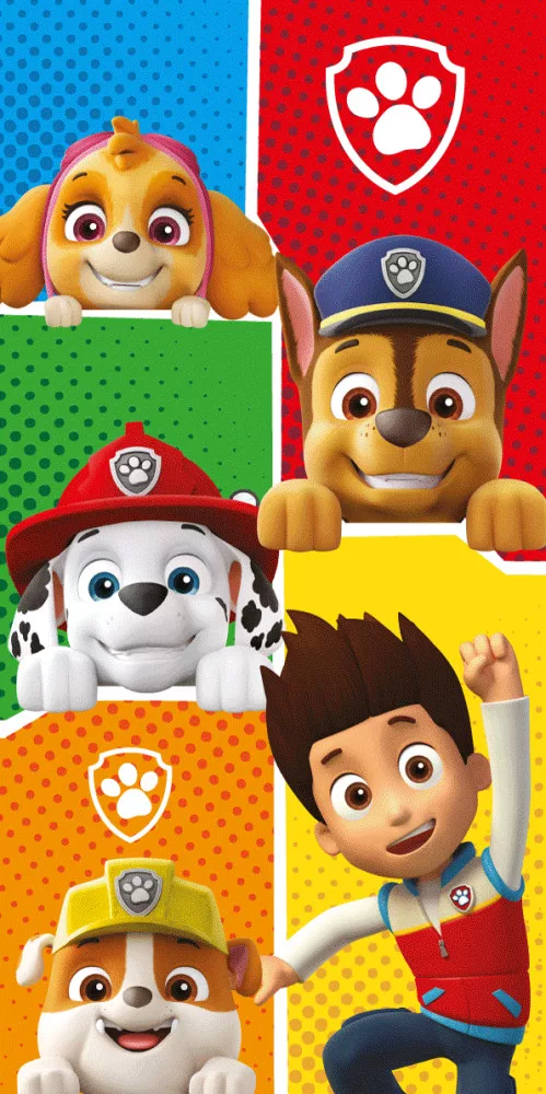 Osuška 70x140 PAW PATROL color