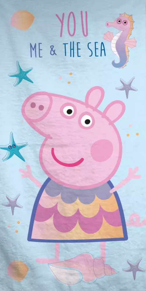 Osuška 70x140 PEPPA PIG more