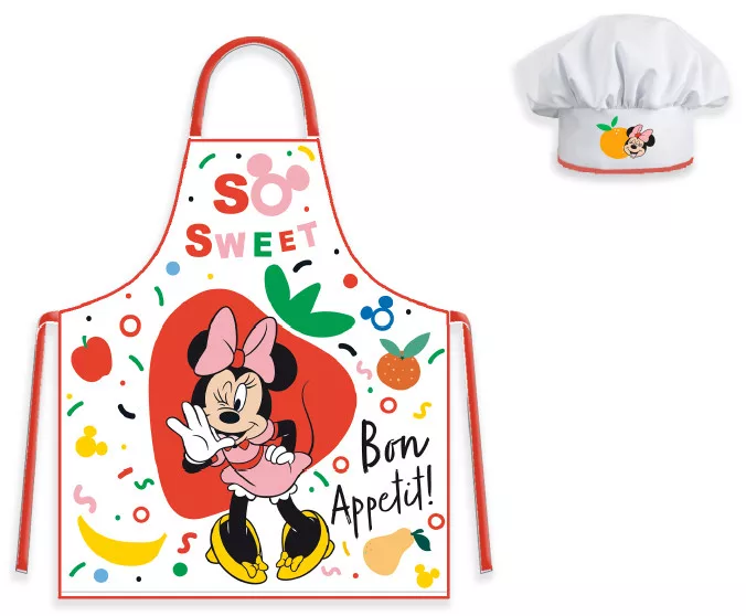 Zástera s čiapkou MINNIE bon appetit