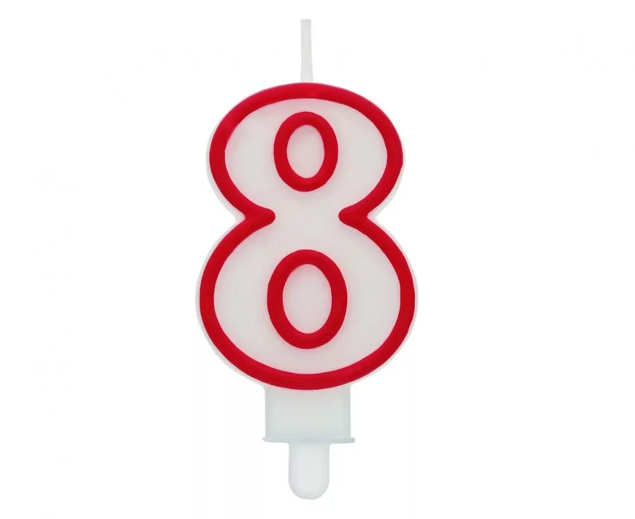 Sviečka č.8 red