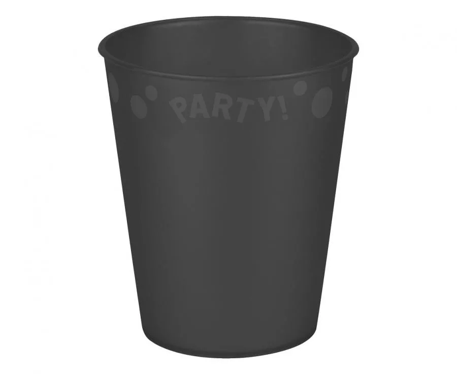 Plastový pohár BLACK