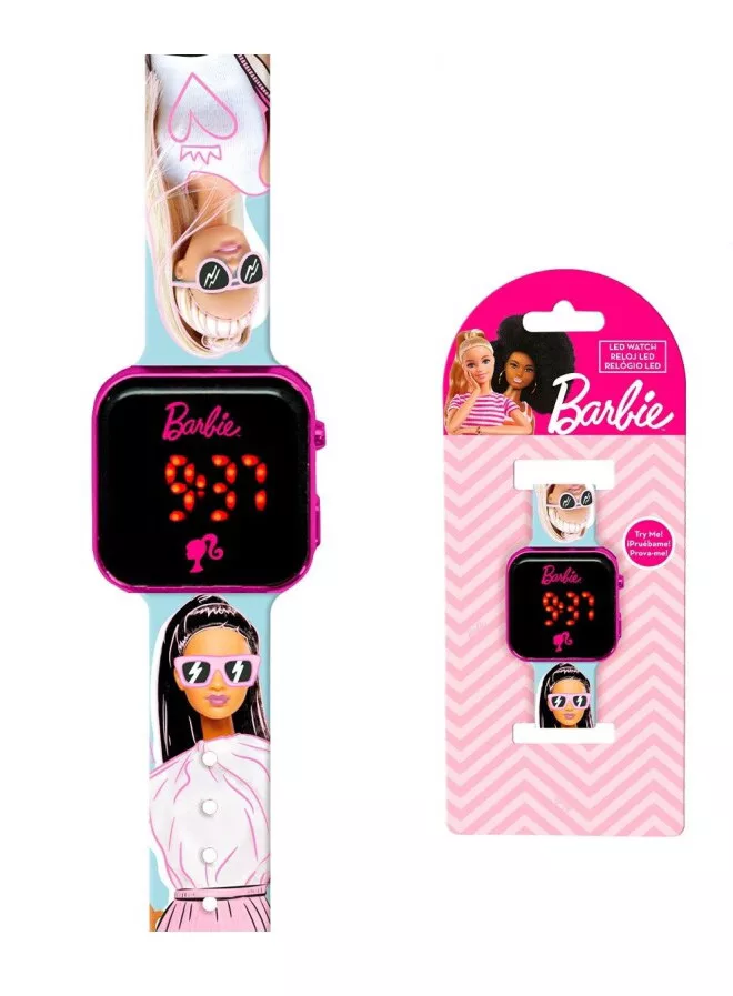 Digitálne LED hodinky BARBIE