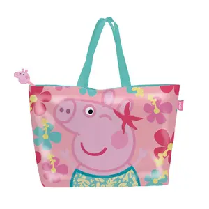 Plážová taška PEPPA PIG kvety