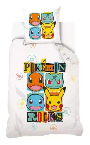 Obliečky 140x200 POKÉMON rock