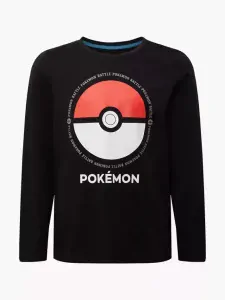 Tričko s dlhým rukávom POKÉMON čierne 01 - 12r.