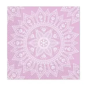 Servítky (20ks) MANDALA purple